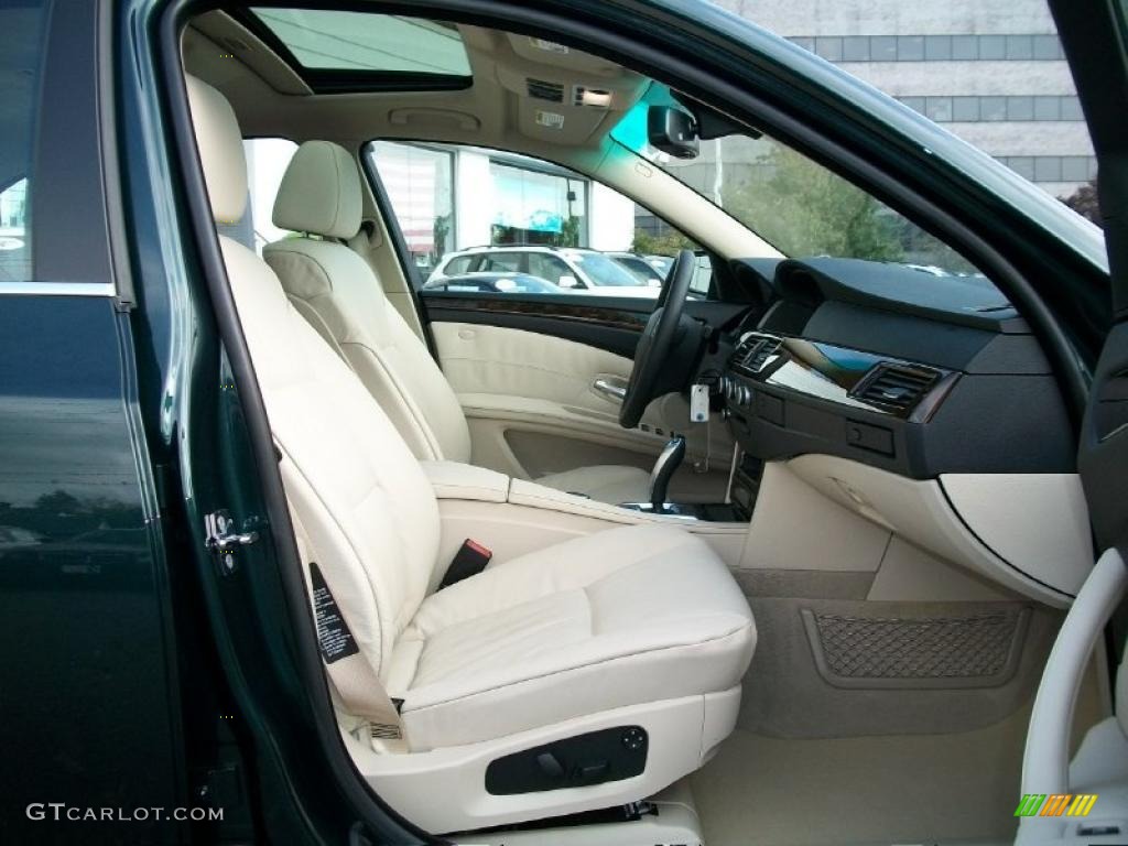 Cream Beige Dakota Leather Interior 2008 BMW 5 Series 535xi Sedan Photo #38762260