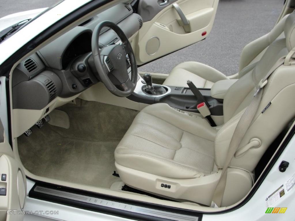 Wheat Interior 2006 Infiniti G 35 Coupe Photo #38762916