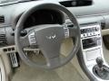 2006 Infiniti G Wheat Interior Steering Wheel Photo