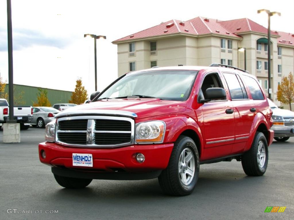 Flame Red 2005 Dodge Durango Limited 4x4 Exterior Photo #38763544