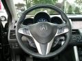 Ebony 2010 Acura RDX SH-AWD Technology Steering Wheel