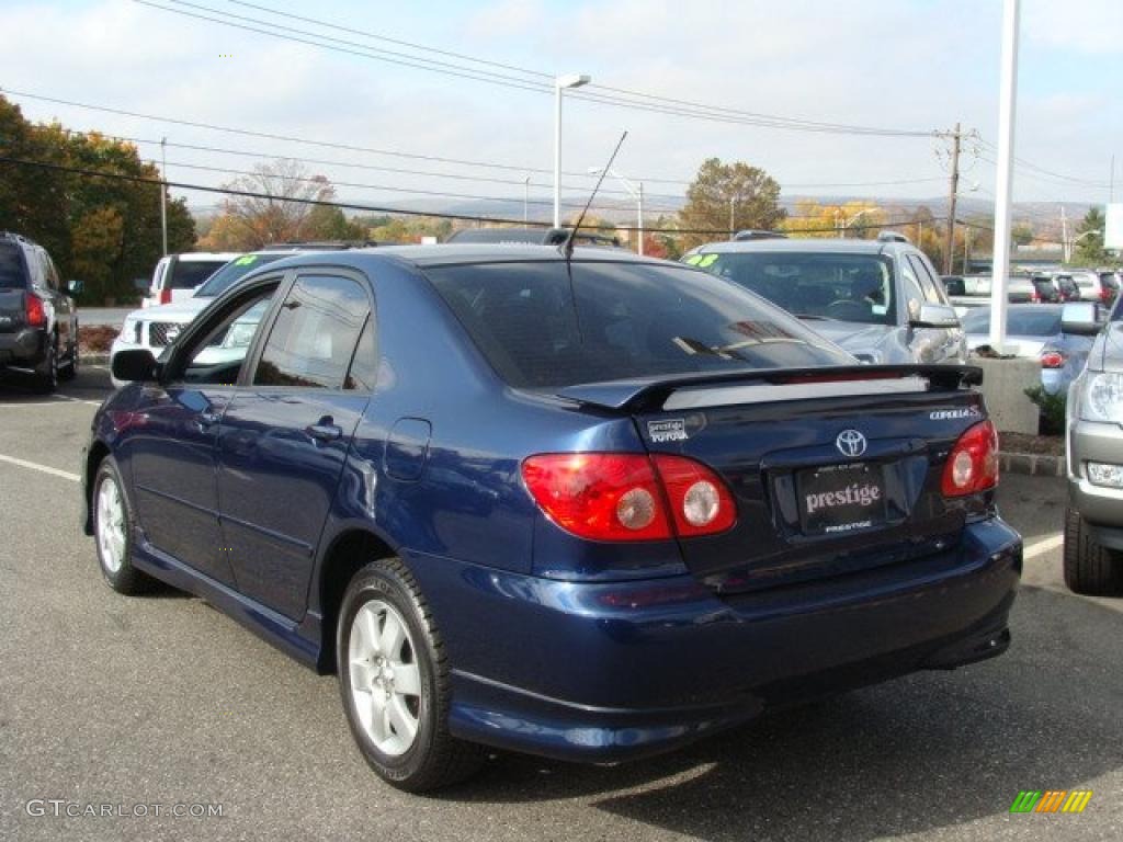 2006 Corolla S - Indigo Ink Pearl / Dark Charcoal photo #4
