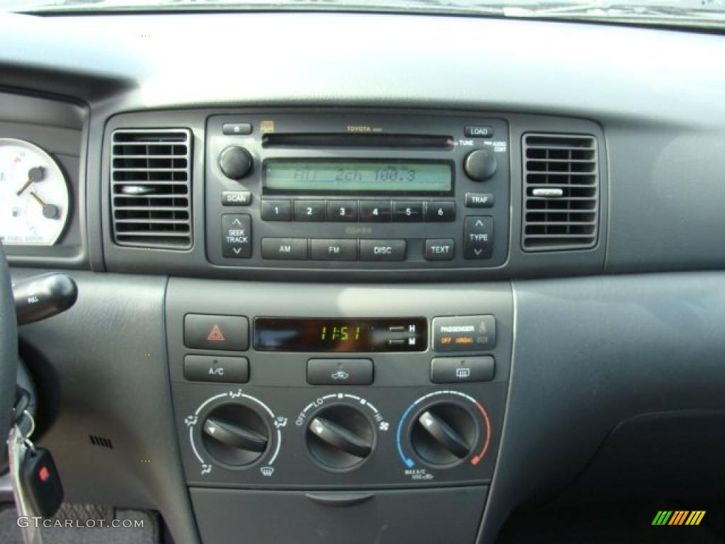 2006 Corolla S - Indigo Ink Pearl / Dark Charcoal photo #11