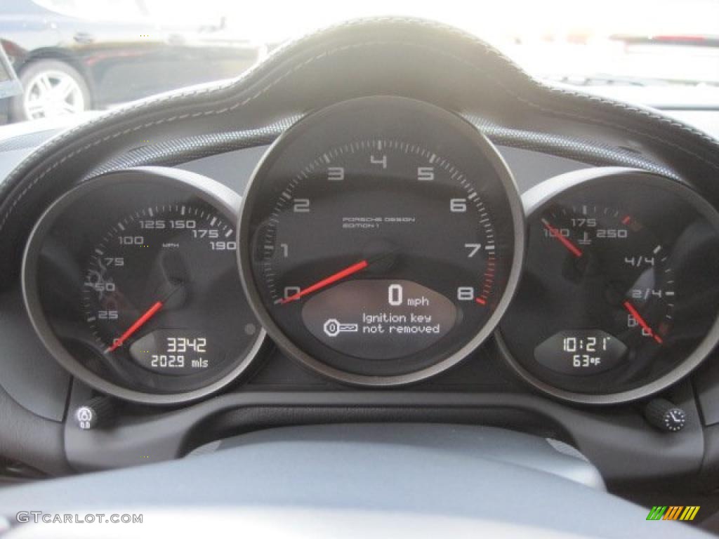 2008 Porsche Cayman S Porsche Design Edition 1 Gauges Photo #38764585