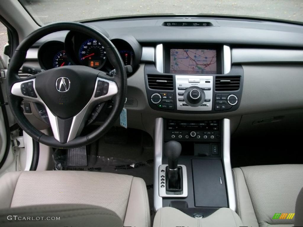 2008 RDX Technology - White Diamond Pearl / Taupe photo #13