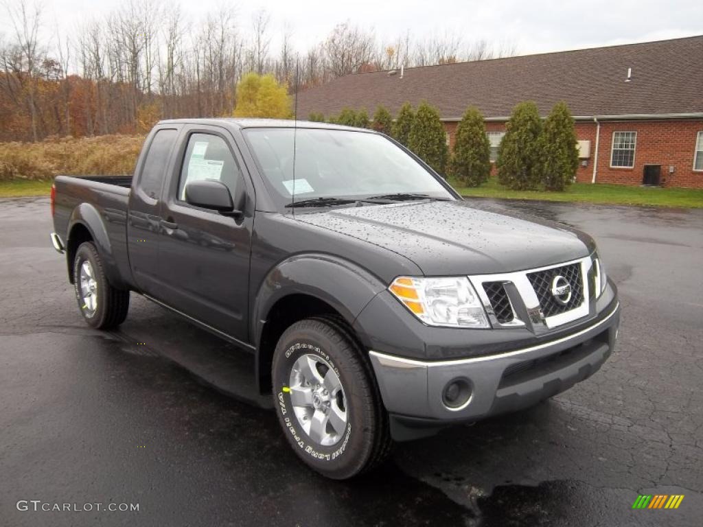 Night Armor Metallic 2011 Nissan Frontier SV V6 King Cab 4x4 Exterior Photo #38765449
