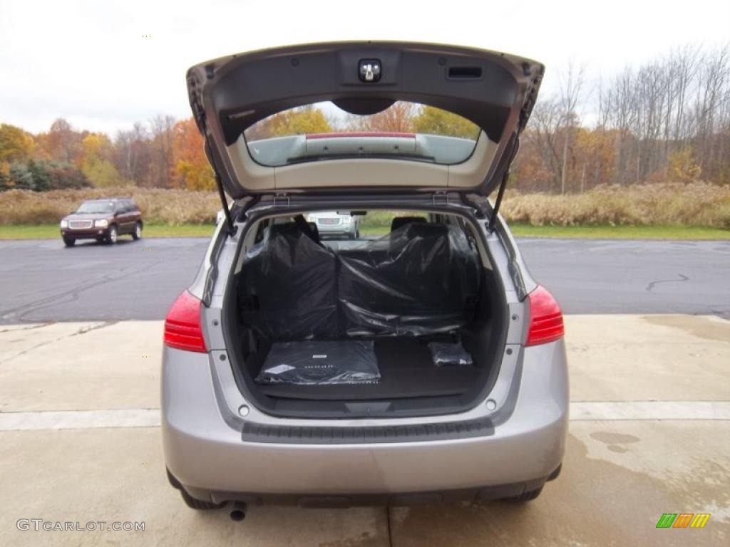 2011 Rogue S AWD - Platinum Graphite / Gray photo #19