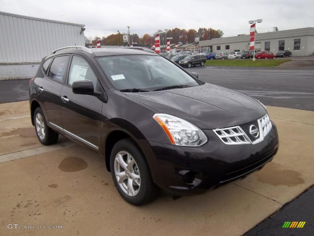 Wicked Black 2011 Nissan Rogue SV AWD Exterior Photo #38766191