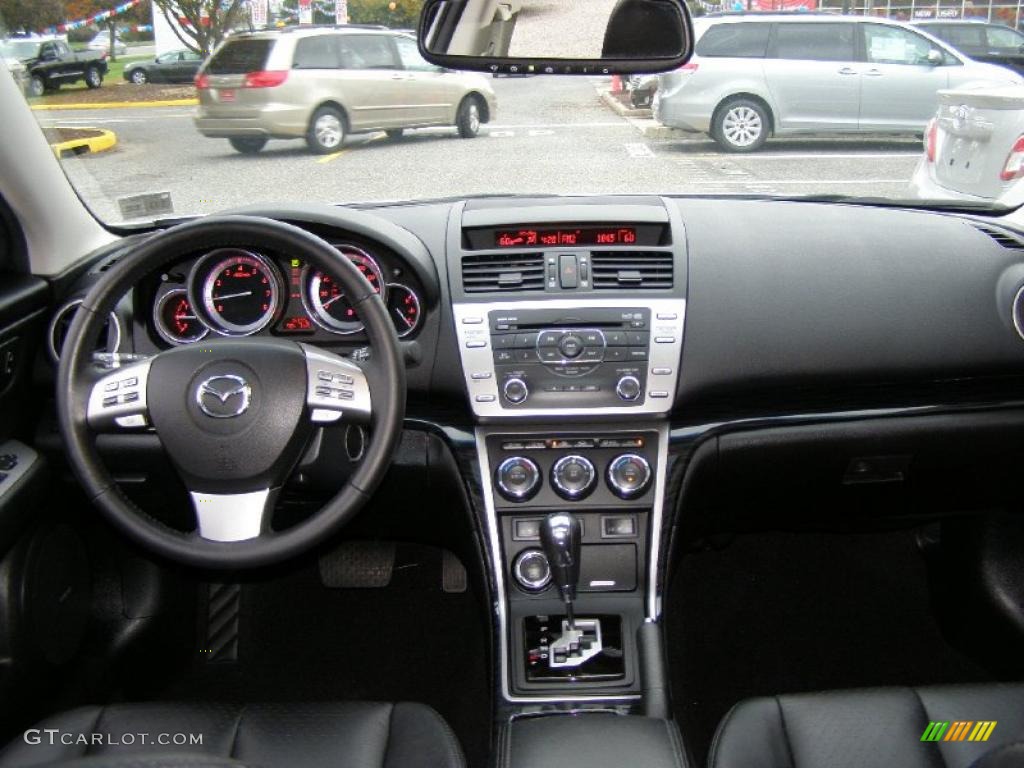 2009 Mazda MAZDA6 s Grand Touring Black Dashboard Photo #38767123