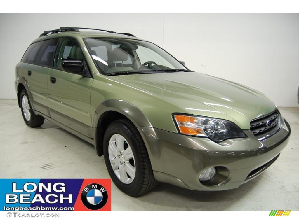 2005 Outback 2.5i Wagon - Willow Green Opal / Taupe photo #1