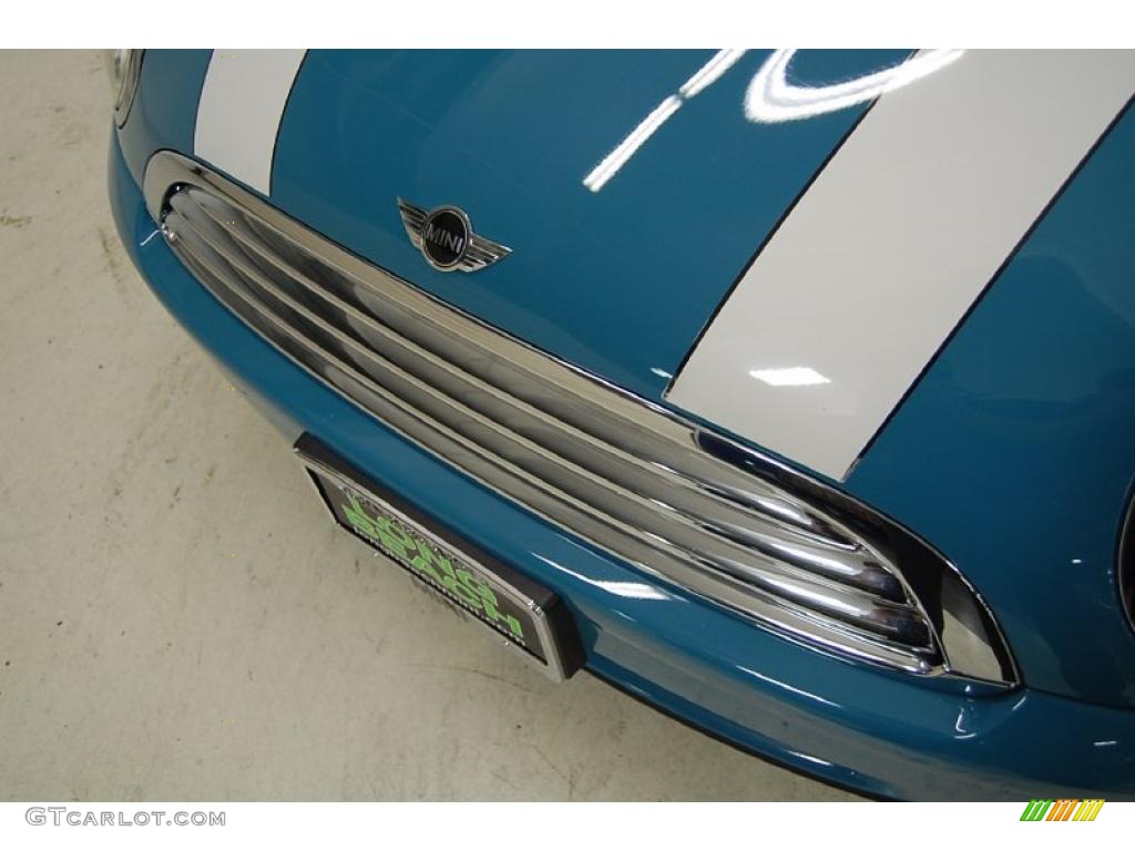 2008 Cooper Hardtop - Oxygen Blue / Grey/Black photo #14