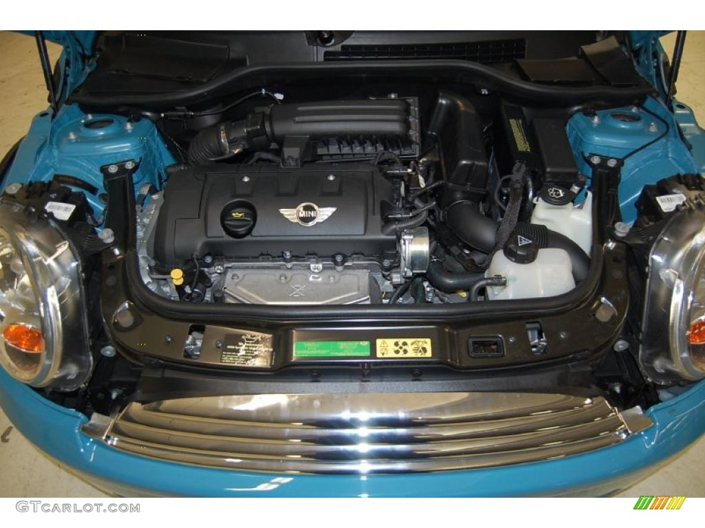 2008 Cooper Hardtop - Oxygen Blue / Grey/Black photo #16