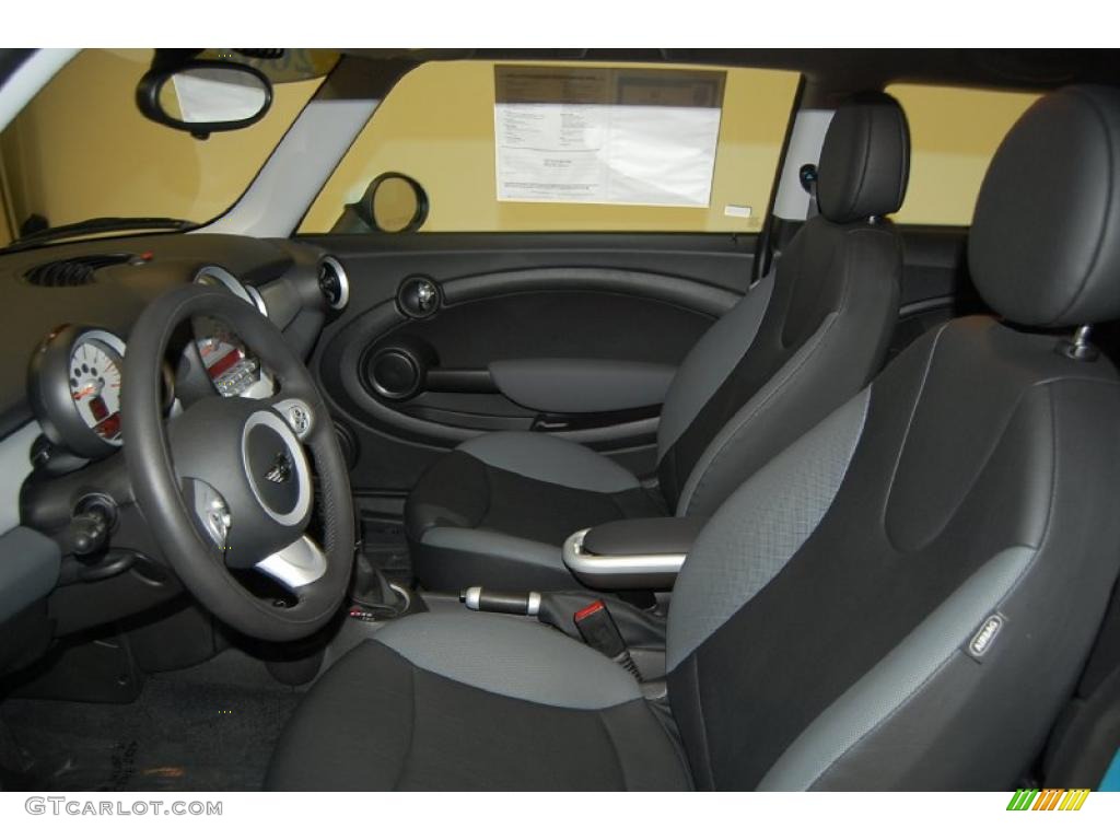 2008 Cooper Hardtop - Oxygen Blue / Grey/Black photo #19