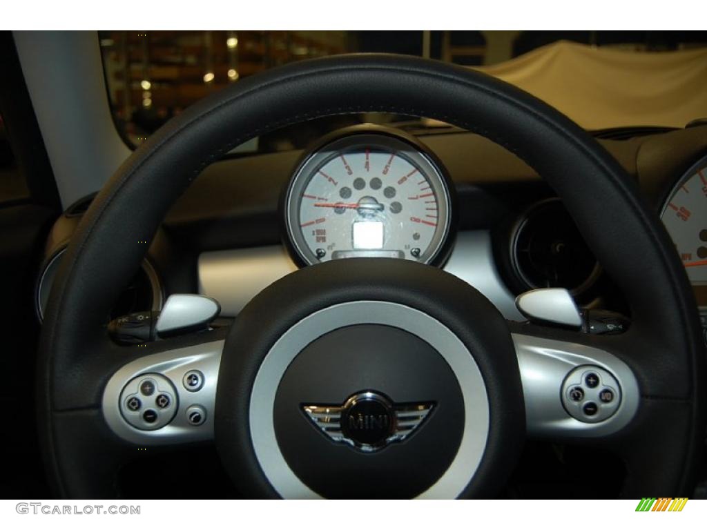 2008 Cooper Hardtop - Oxygen Blue / Grey/Black photo #28