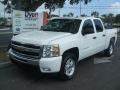 2011 Summit White Chevrolet Silverado 1500 LT Crew Cab 4x4  photo #1