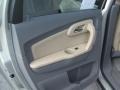 Cashmere/Dark Gray 2011 Chevrolet Traverse LT Door Panel