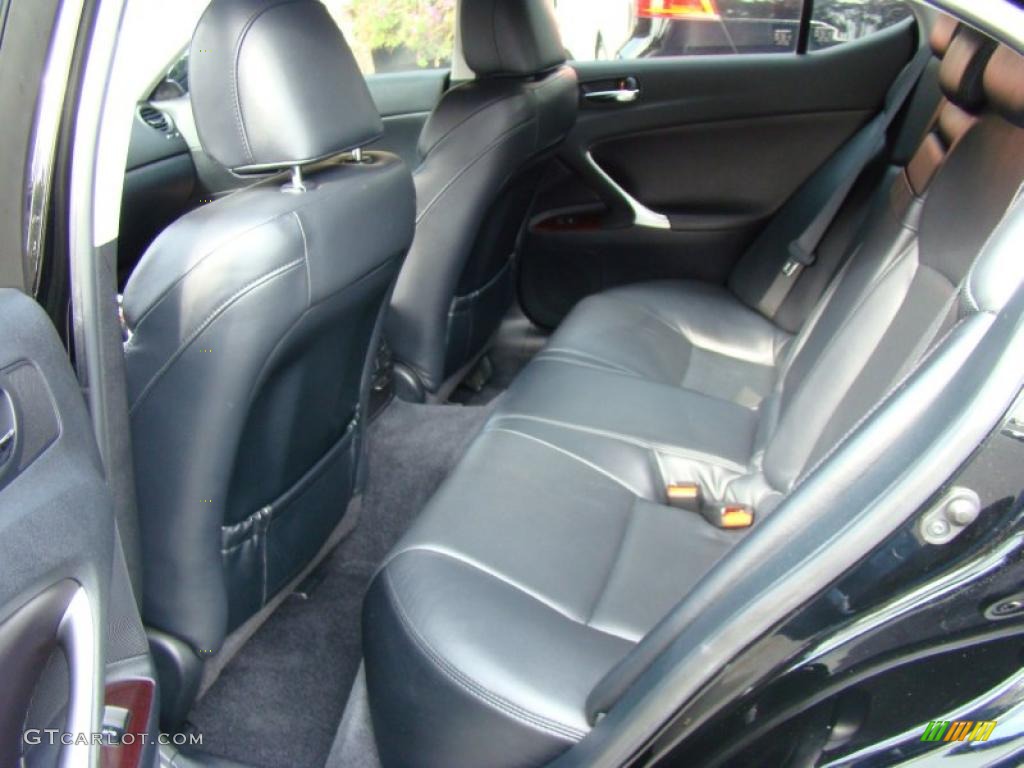 Black Interior 2008 Lexus IS 250 AWD Photo #38771946