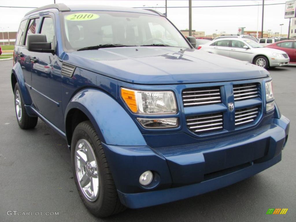 2010 Nitro SXT 4x4 - Deep Water Blue Pearl / Dark Slate Gray/Light Slate Gray photo #1