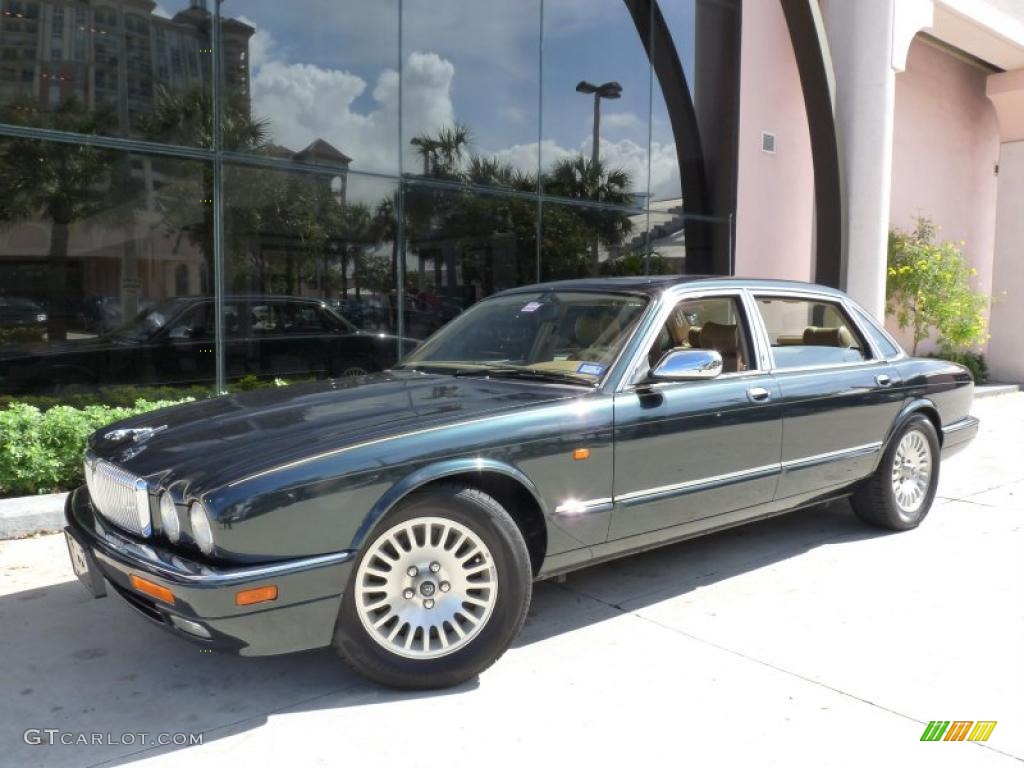 1996 XJ Vanden Plas - Spruce Green Metallic / Coffee photo #1