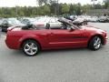 2008 Dark Candy Apple Red Ford Mustang GT/CS California Special Convertible  photo #10