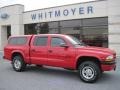 Flame Red 2000 Dodge Dakota Sport Crew Cab 4x4