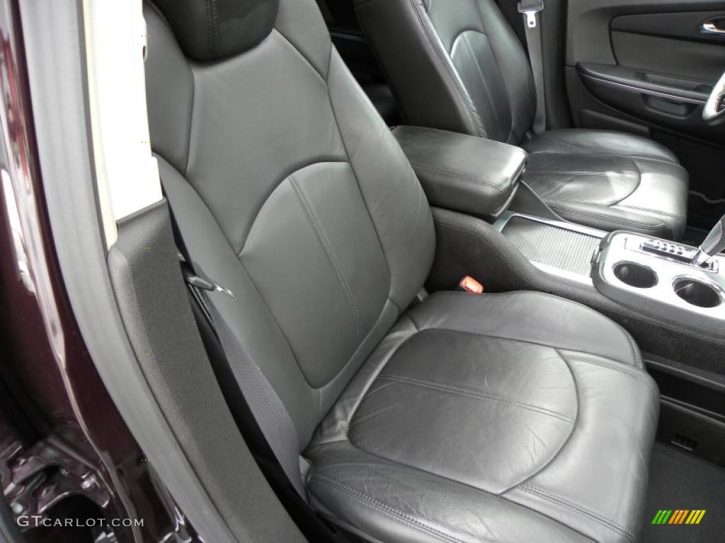 Ebony Interior 2008 GMC Acadia SLT Photo #38775987