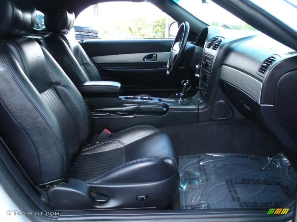 Black Ink Interior 2005 Ford Thunderbird Premium Roadster Photo #38777067