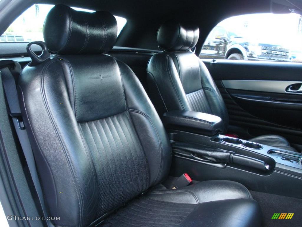 Black Ink Interior 2005 Ford Thunderbird Premium Roadster Photo #38777079