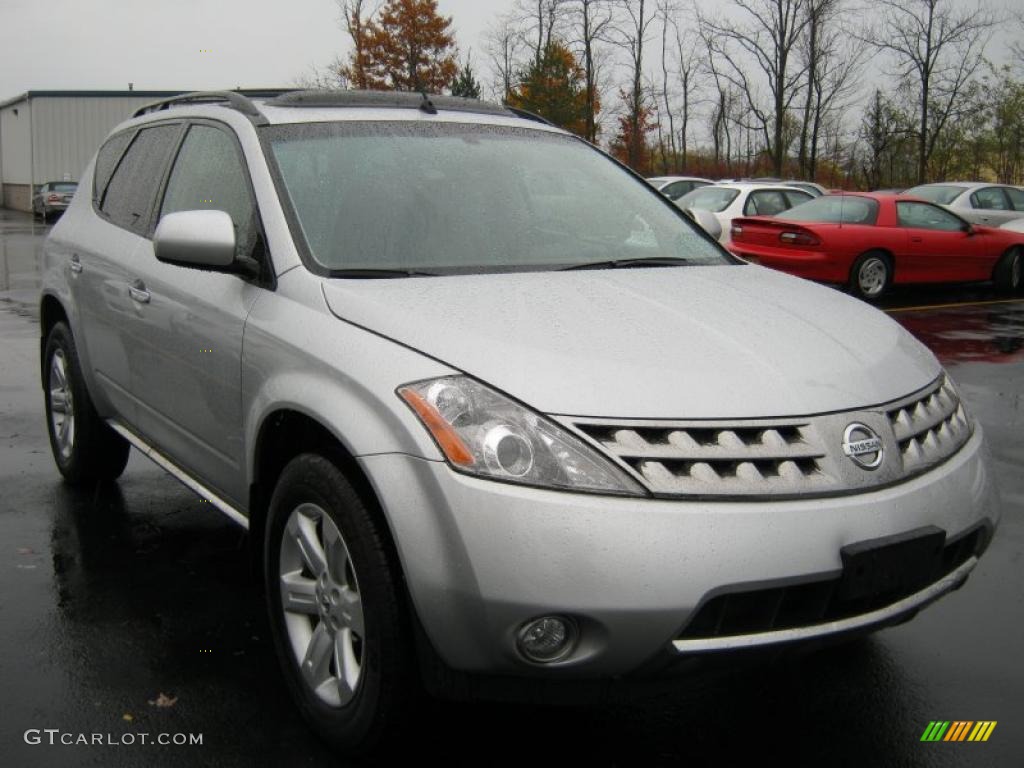 2007 Murano SL AWD - Brilliant Silver Metallic / Charcoal photo #17