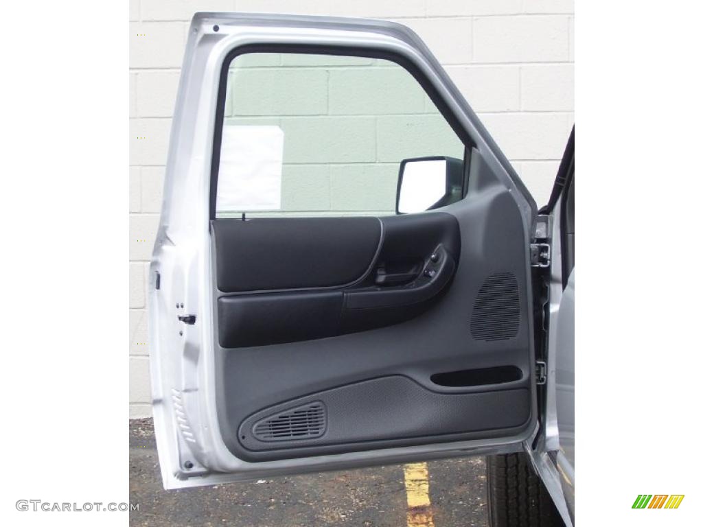 2011 Ford Ranger XL SuperCab Medium Dark Flint Door Panel Photo #38777708