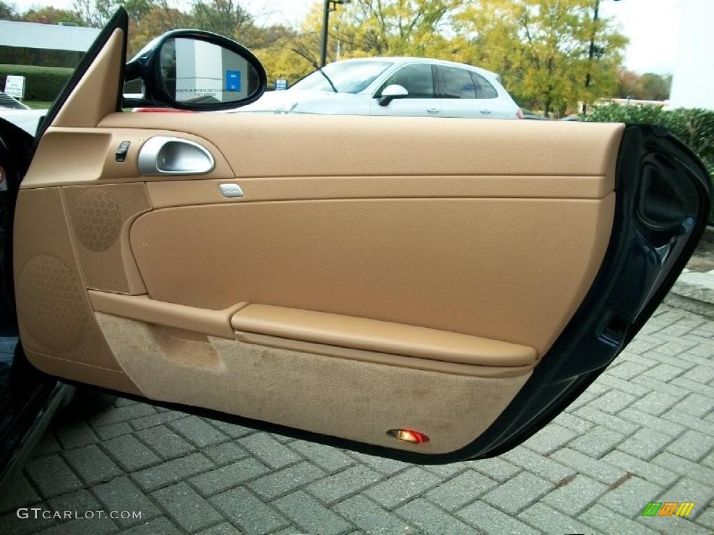 2011 Porsche Boxster Standard Boxster Model Sand Beige Door Panel Photo #38778388