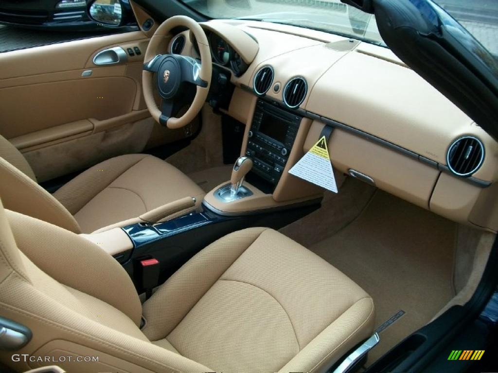 2011 Porsche Boxster Standard Boxster Model Sand Beige Dashboard Photo #38778400