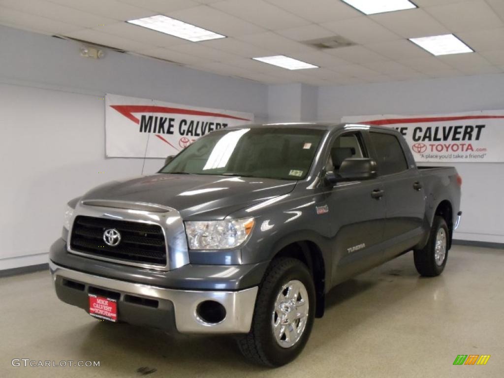 2007 Tundra SR5 CrewMax 4x4 - Slate Metallic / Graphite Gray photo #1