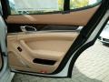 Luxor Beige 2011 Porsche Panamera Turbo Door Panel