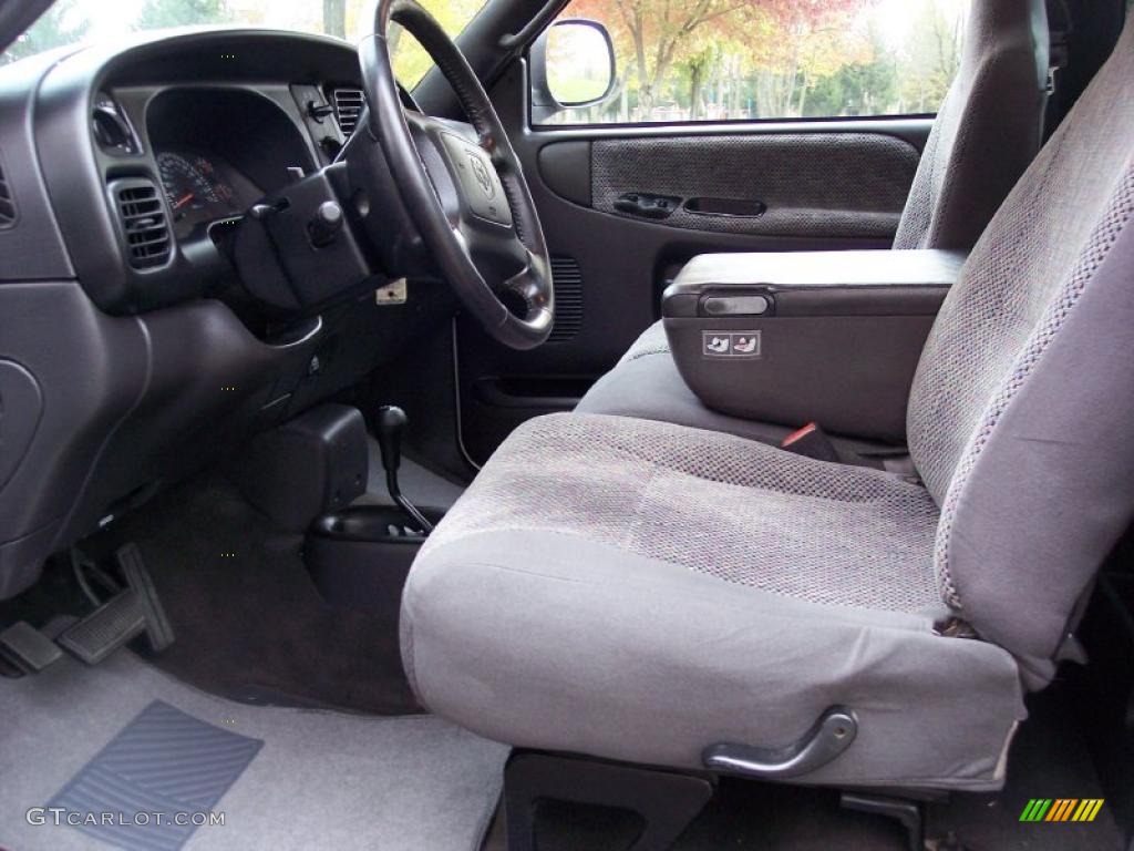 Mist Gray Interior 2001 Dodge Ram 2500 SLT Regular Cab 4x4 Photo #38779180