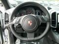 Black 2011 Porsche Cayenne Standard Cayenne Model Steering Wheel