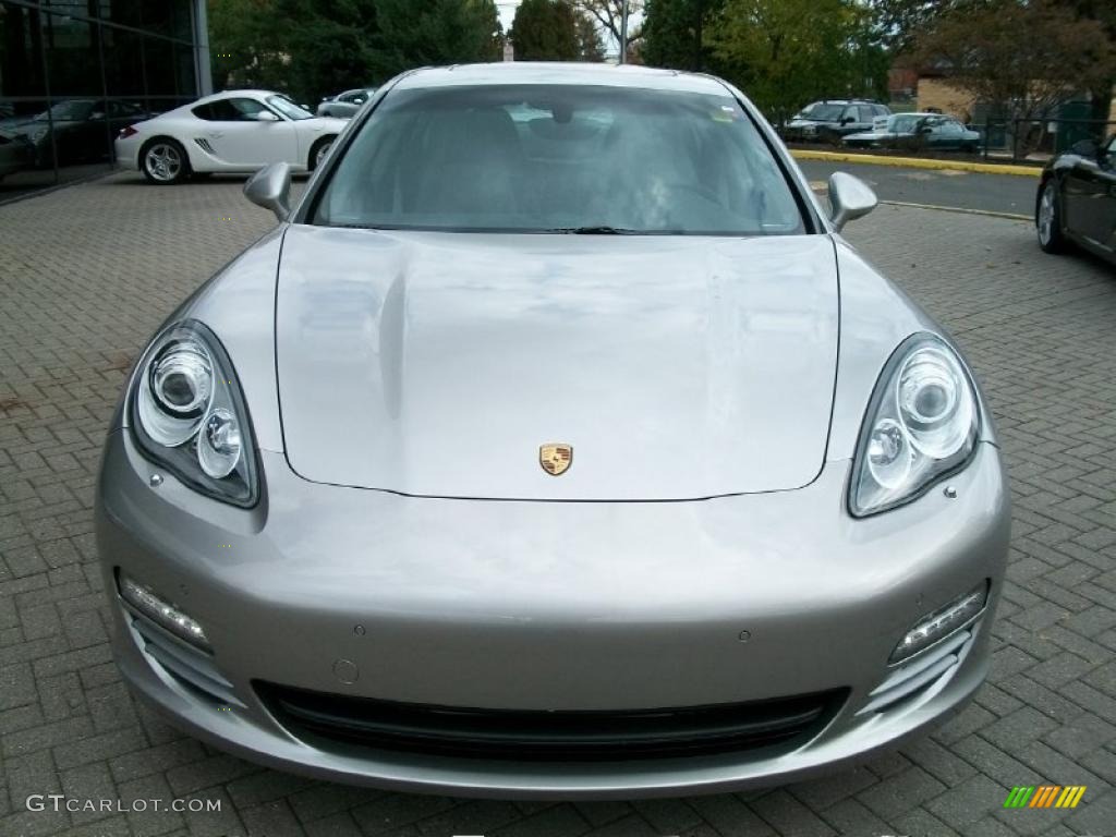 2011 Panamera 4S - Platinum Silver Metallic / Platinum Grey photo #2