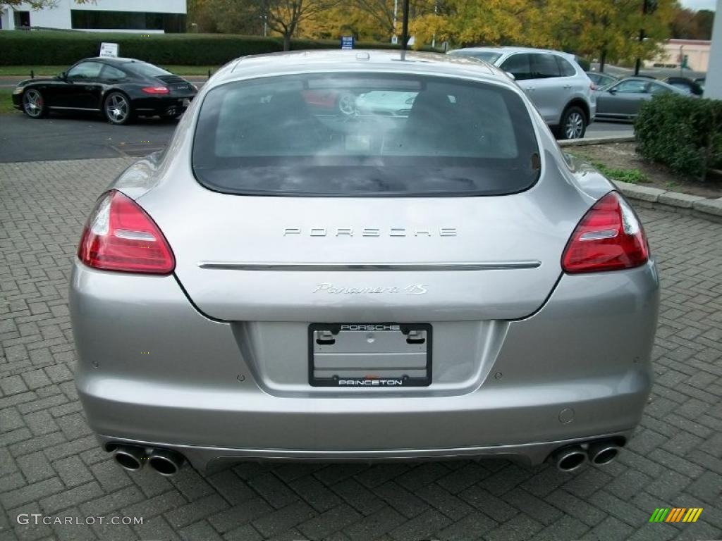 2011 Panamera 4S - Platinum Silver Metallic / Platinum Grey photo #6