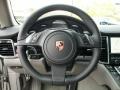 Platinum Grey 2011 Porsche Panamera 4S Steering Wheel