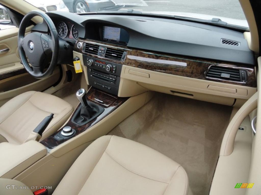 2007 3 Series 328xi Wagon - Alpine White / Beige photo #14