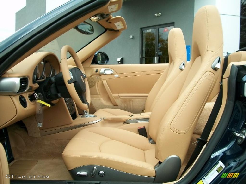 Sand Beige Interior 2011 Porsche 911 Carrera S Cabriolet Photo #38780516