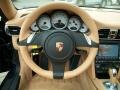 Sand Beige 2011 Porsche 911 Carrera S Cabriolet Steering Wheel