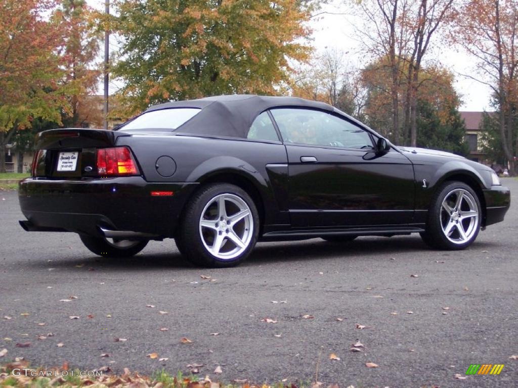 2001 Mustang GT Convertible - Black / Dark Charcoal photo #10