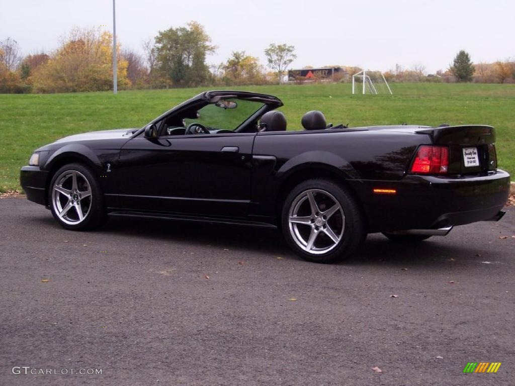 2001 Mustang GT Convertible - Black / Dark Charcoal photo #15