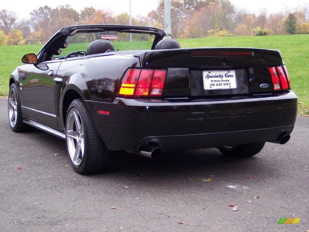2001 Mustang GT Convertible - Black / Dark Charcoal photo #16