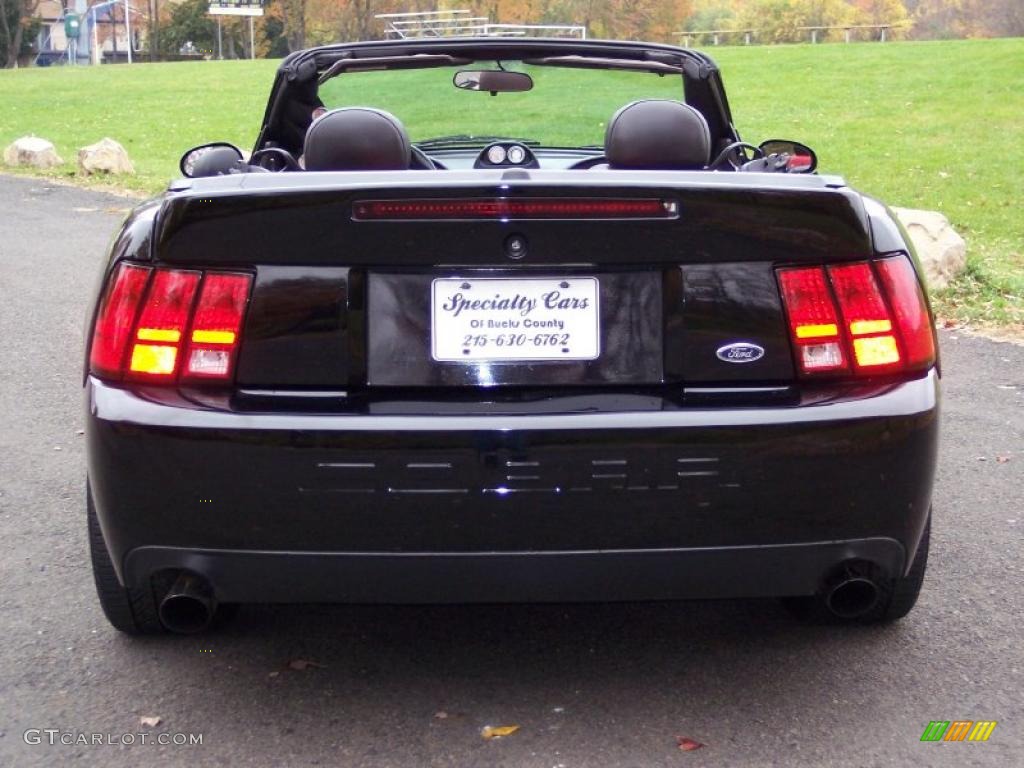 2001 Mustang GT Convertible - Black / Dark Charcoal photo #17