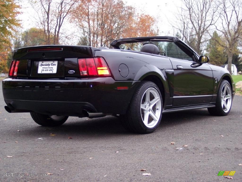 2001 Mustang GT Convertible - Black / Dark Charcoal photo #18