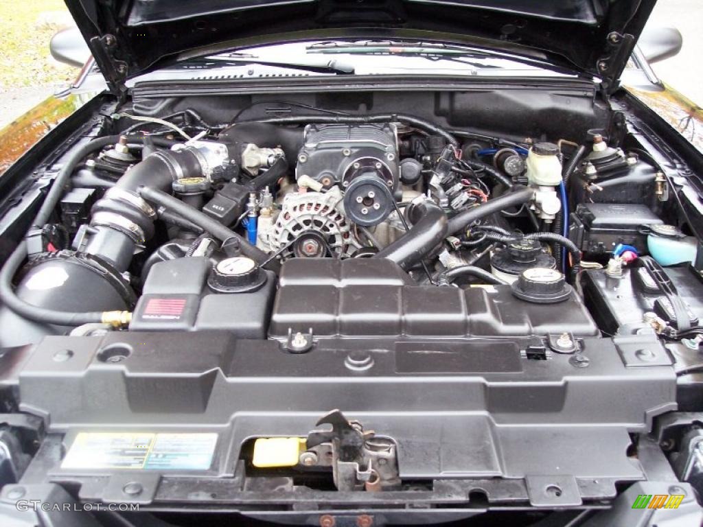 2001 Ford Mustang GT Convertible 4.6 Liter Supercharged SOHC 16-Valve V8 Engine Photo #38782083