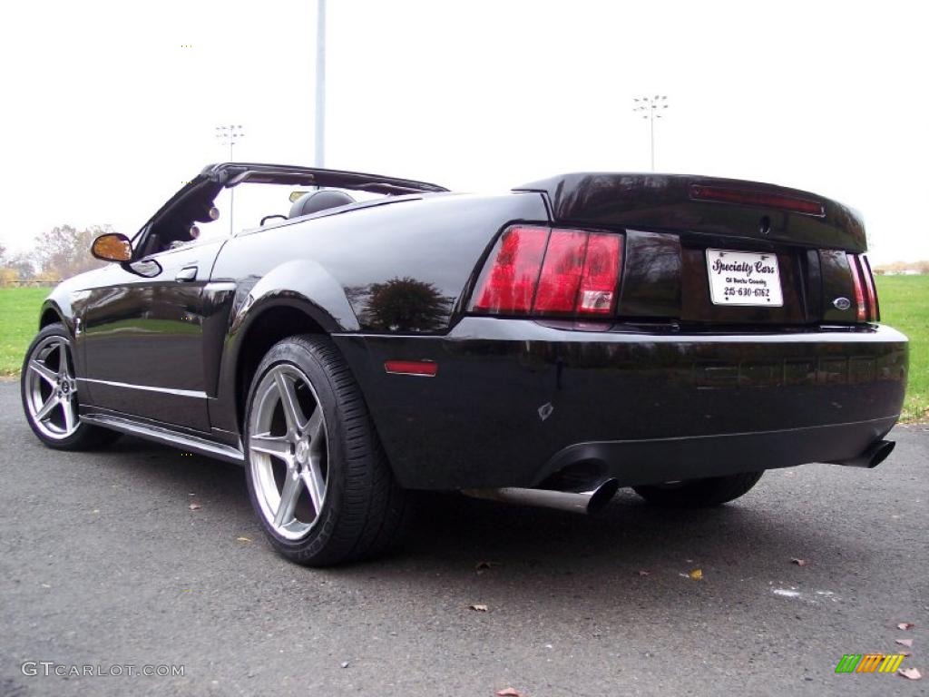 2001 Mustang GT Convertible - Black / Dark Charcoal photo #51