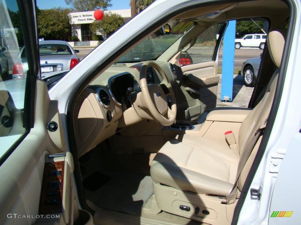 2006 Explorer Eddie Bauer 4x4 - Oxford White / Camel photo #9